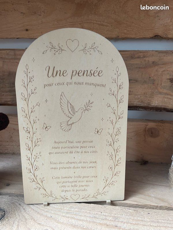 Panneau mariage pensée (image 1)