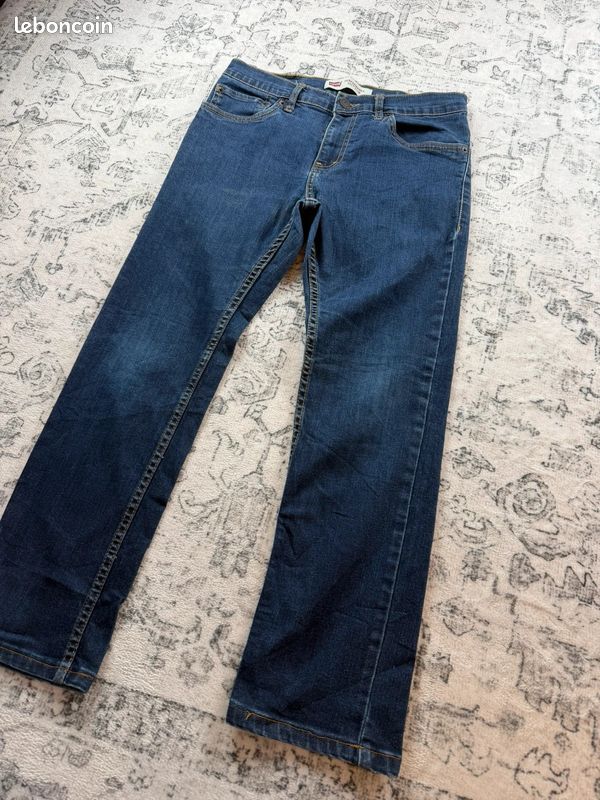 Jean Lévis bleu indigo 511 Slim W28 L38 FR38 Femme #0026 (image 4)