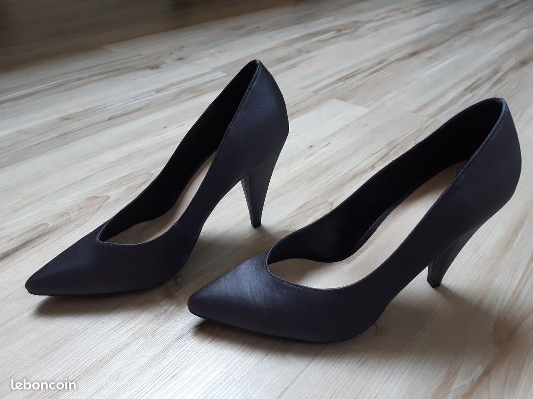 Escarpin gris T.38 (image 1)