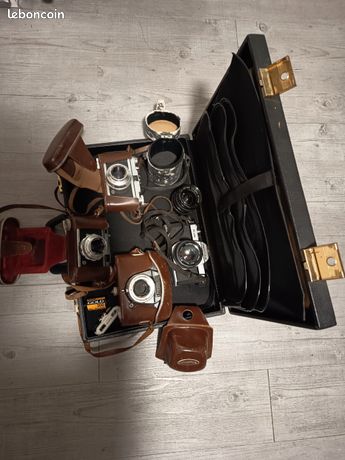 Appareil Photo Argentique Voigtlander VITO 35 Mm Vintage - Avec étui Cuir Et Objectif LANT