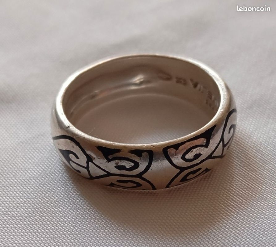 Bague anneau en argent massif 925 - Virenque Design - Taille 64 (image 5)