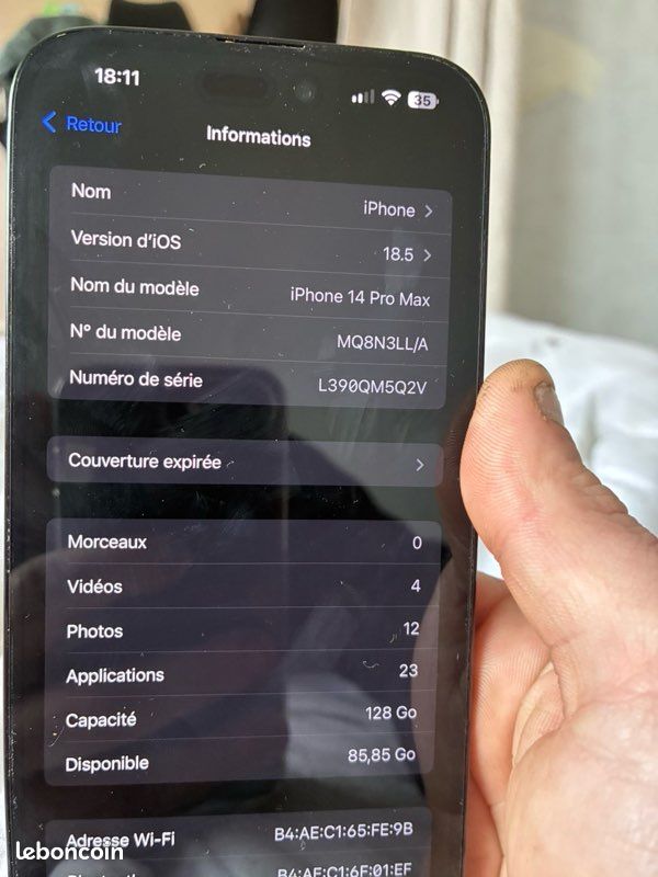 Iphone 14 pro max livraison possible (image 6)