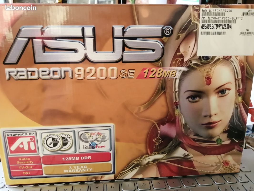 Carte graphique ASUS Radeon 9200 SE 128Mb (image 1)
