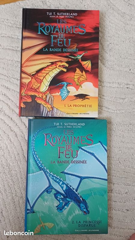 NEUF / BD Lot Tomes 1 et 2 Les royaumes de feu Tui T. SUTHERLAND (image 1)