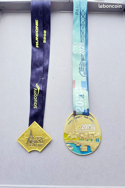 Vieille Médaille Du Marathon Provençal 1985 – Super Souvenir Pour Coureurs Et Collectioneurs