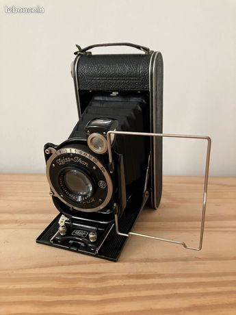 Appareil photo à soufflet ancien dé collection zeiss ikon made