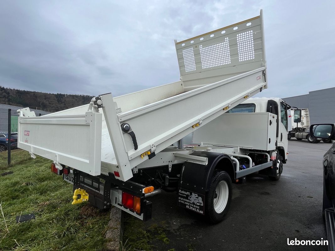 ISUZU M27 Cabine Large 3L 150cv BVA Benne coffre Neuf (image 4)