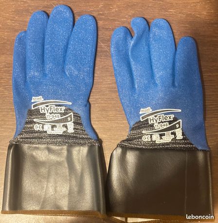Lot De 12 Paires De Gants Ansell HyFlex 11-600 Taille 2XL - Nitrile, Neuf Sous Emballage