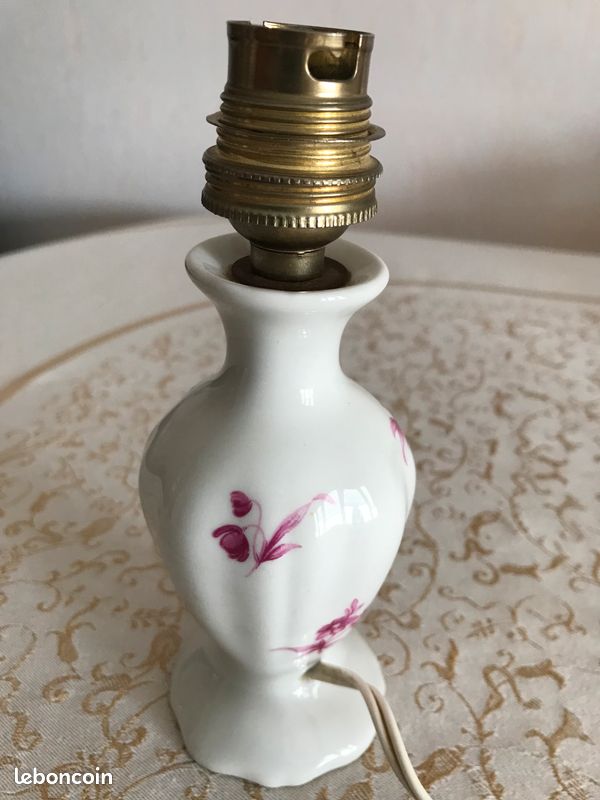 Pied lampe porcelaine (image 2)