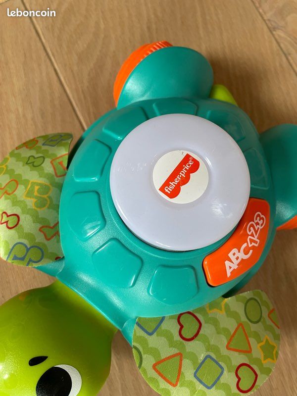Fisher-Price Linkimals Manu La Tortue - Jouet Éducatif Rampant Avec Sons Et Lumières, Dès 9 Mois