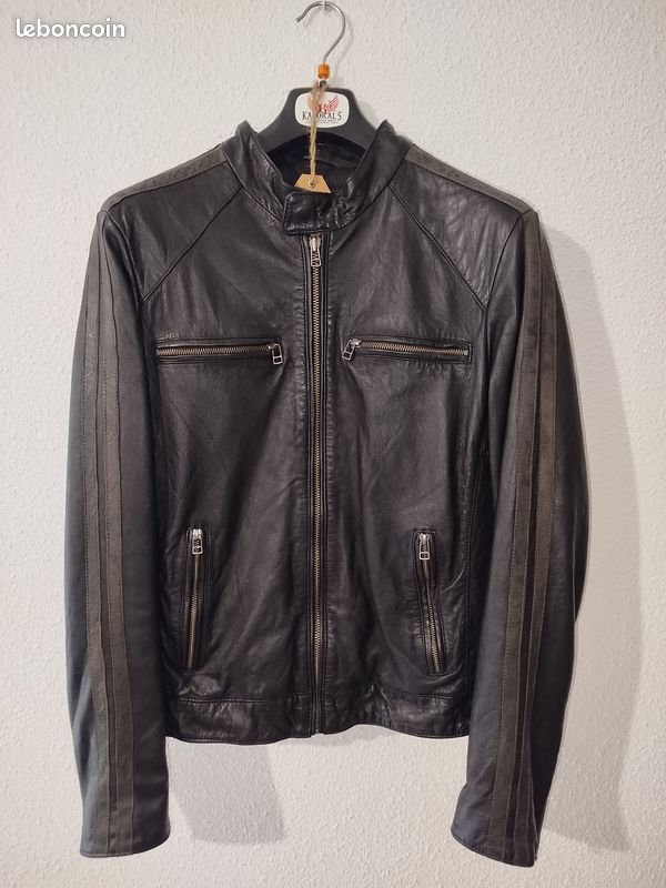 Kaporal Blouson Cuir. Taille: M ( Neuf avec cintre ) (image 3)
