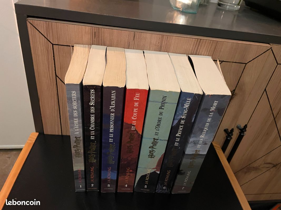 Intégrale des 7 romans Harry Potter, J.K. Rowling, collection Grand format littérature de Gallimard (image 3)