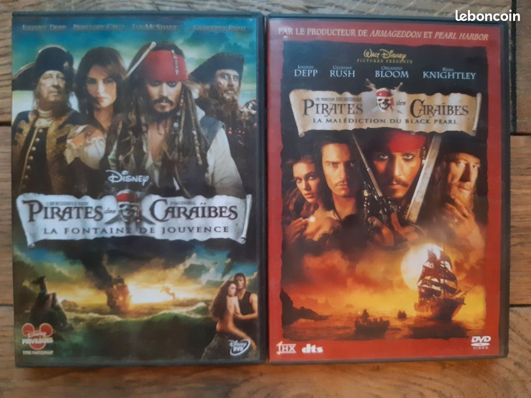 Pirate des Caraïbes lot 2 DVD Disney (image 1)