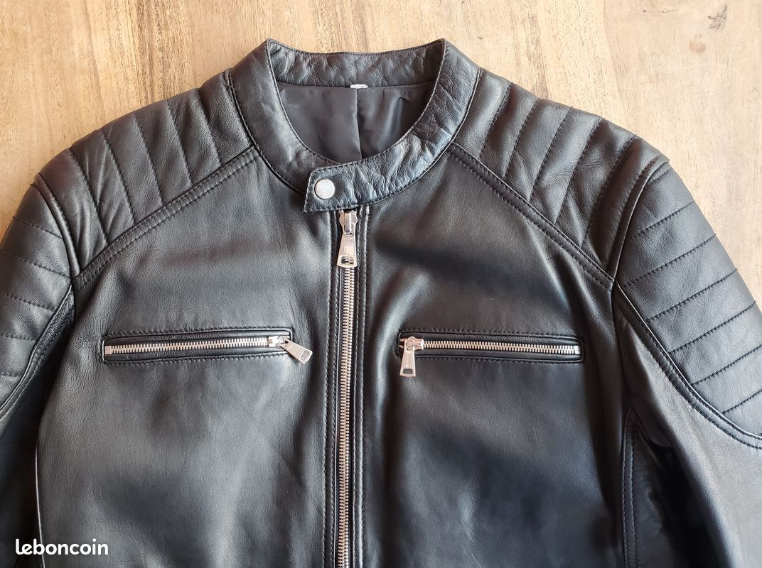 Veste En Cuir Zara Homme Perfecto Odac Blouson Cuir Homme
