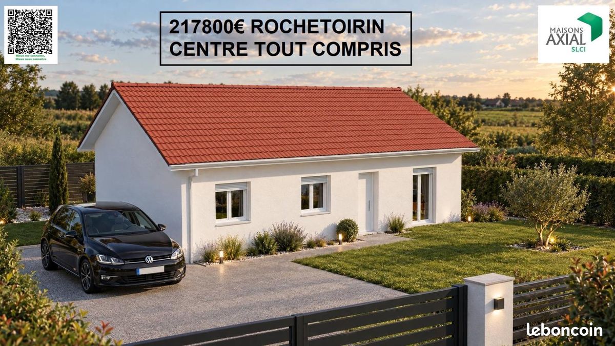Maison 4 pièces 80 m² · à Rochetoirin · 80 m² · 217 800 €