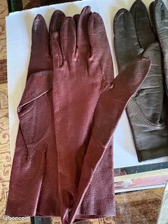 Lot de 11 paires de gants occasions et neufs chevreau ou agneau T.6 (image 8)