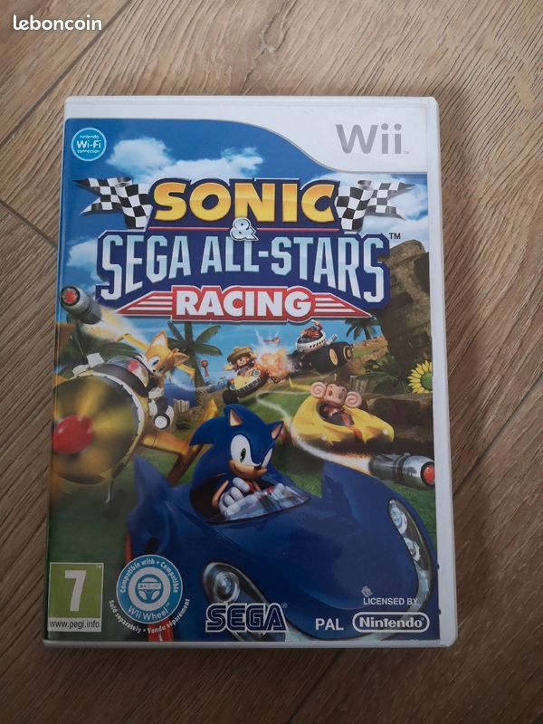 Jeu Wii Sonic et Sega all stars racing (image 1)