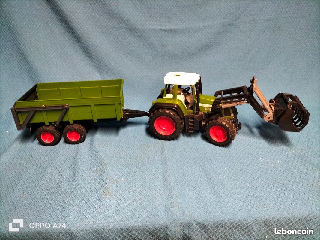 Tracteur avec remorque basculante bruder lot 5 (image 1)
