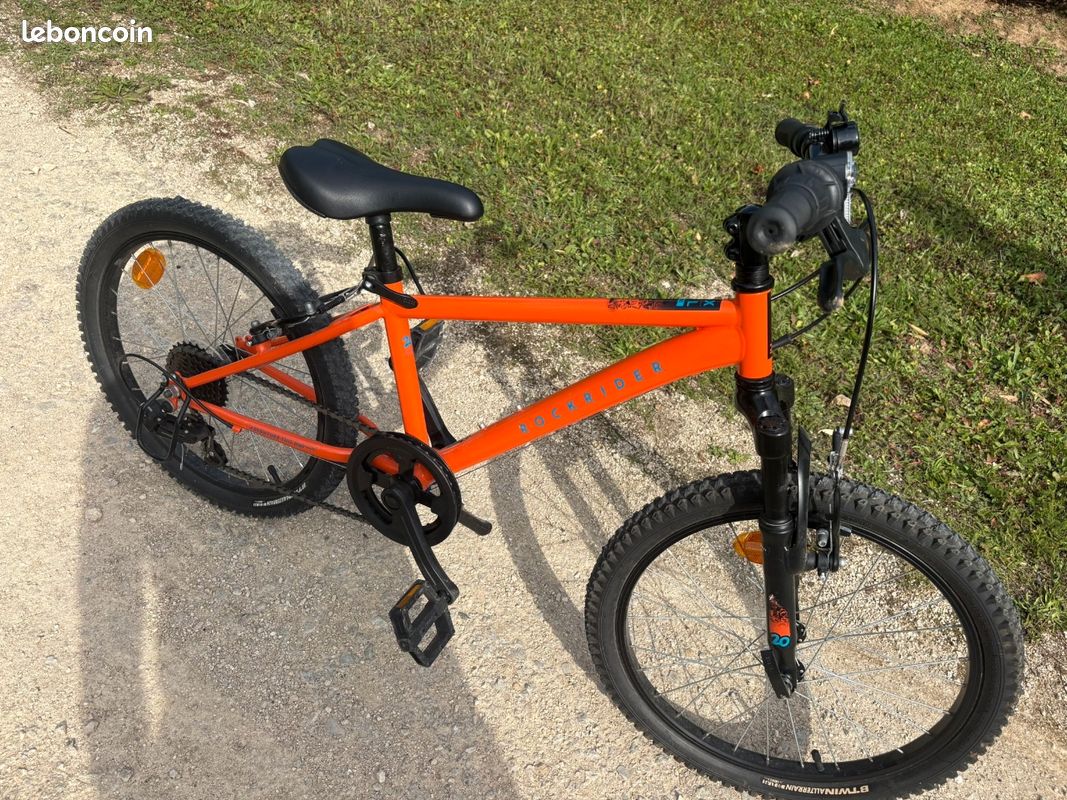 Vtt Rockrider 340 Btwin Orange Et Noir Vélo Btwin Orange Rockrider