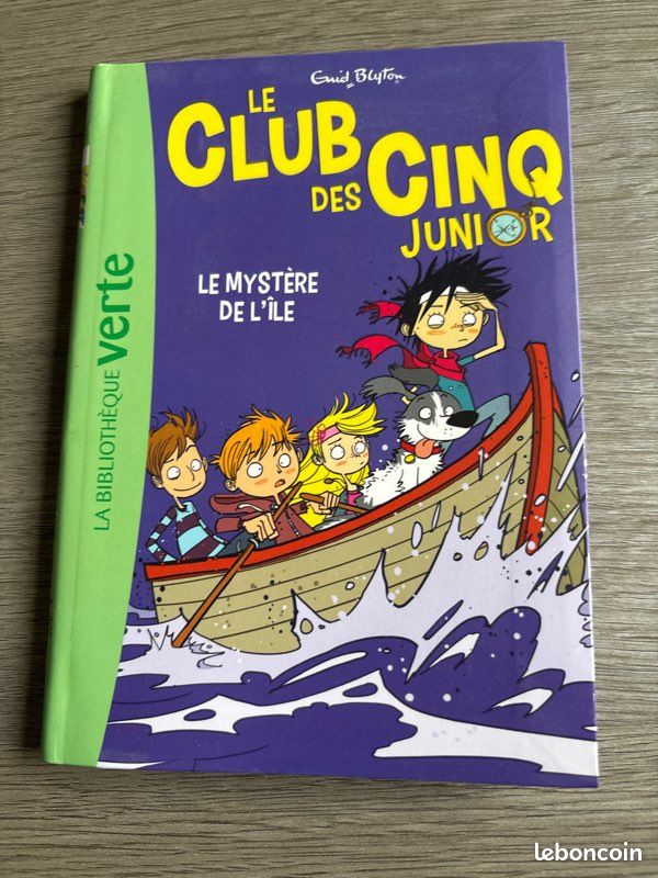 Bibliothèque verte le club des cinq junior le mystère de l’île (image 2)