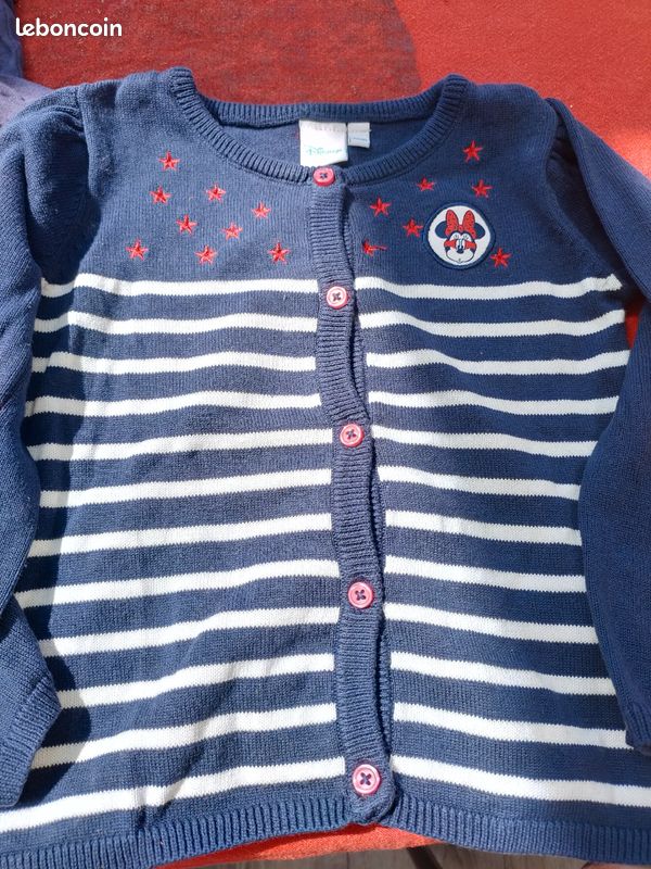 Lot gilet Disney Minnie 3 / 4 ans neuf (image 2)