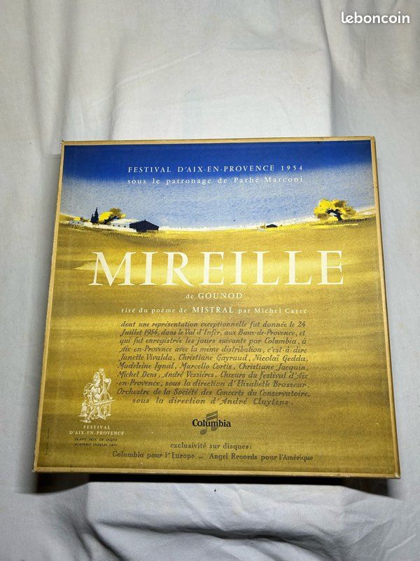 Coffret vinyle Mireille De Gounod (image 1)