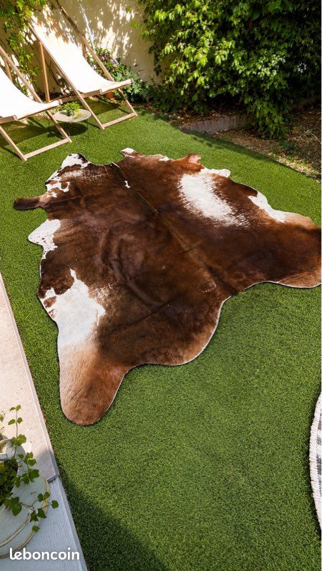 Tapis Peau de vache IKEA KOLDBY – Véritable cuir – Excellent état (image 2)