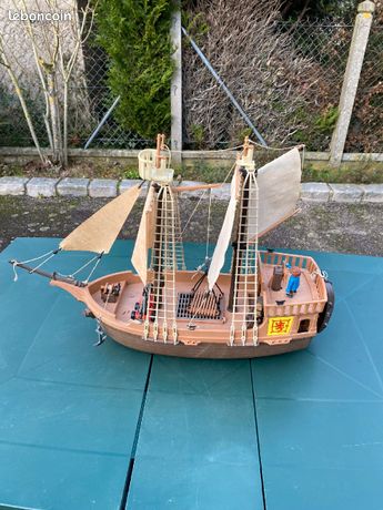 PLAYMOBIL 3540 BATEAU plaisance 1978 + Playmobil Collectoys figurine