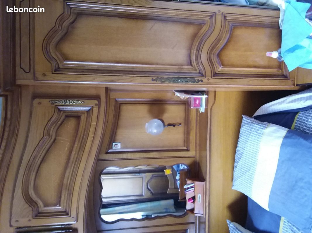 Vend chambre pont en chene pas habime cause peut de place prix 750prix a débattre (image 3)