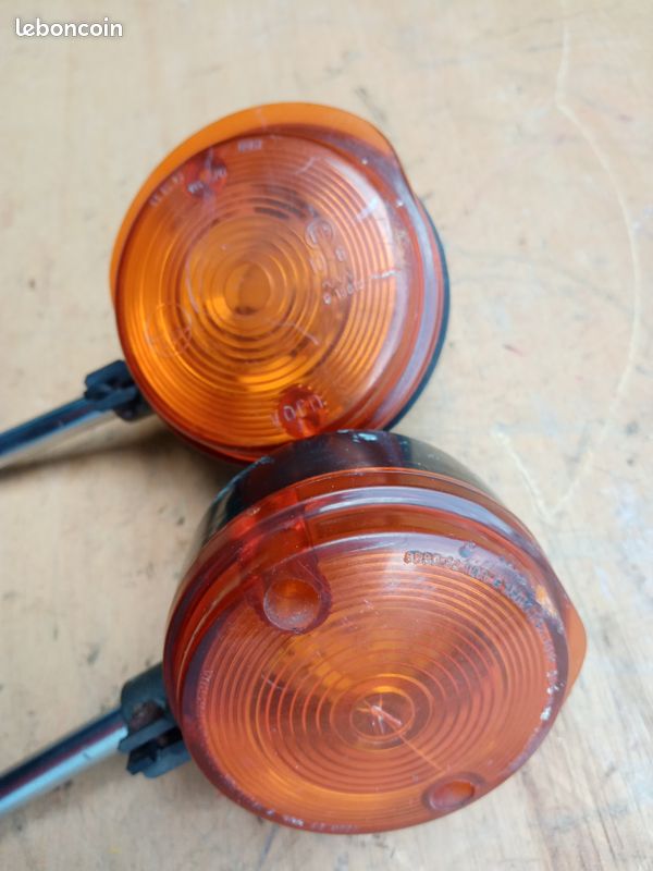MZ 125 ET 250 TS Clignotants avec tige fixation chromé (image 3)