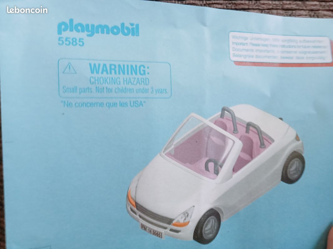Voiture cabriolet Playmobil City Life (image 3)
