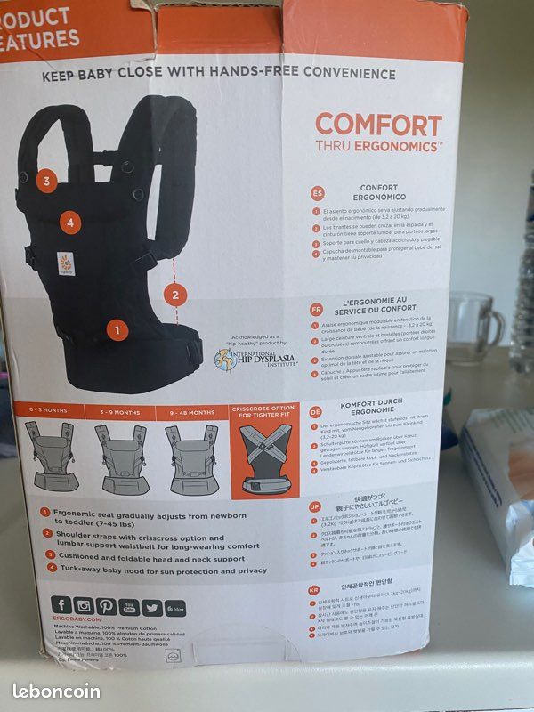 Porte bebe ergobaby (image 2)