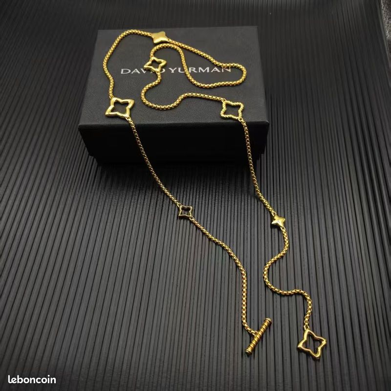 Collier David Yurman Boîte, Motifs Quatre Feuilles (image 5)
