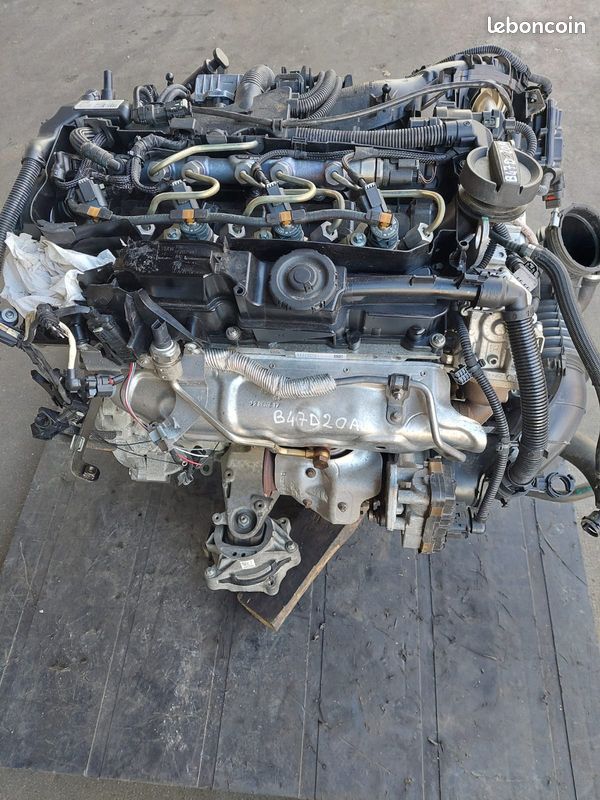 MOTEUR BMW 118d / 218d / 318d / 418d / 518d 2.0 D 150 CV réf: B47D20A (image 1)