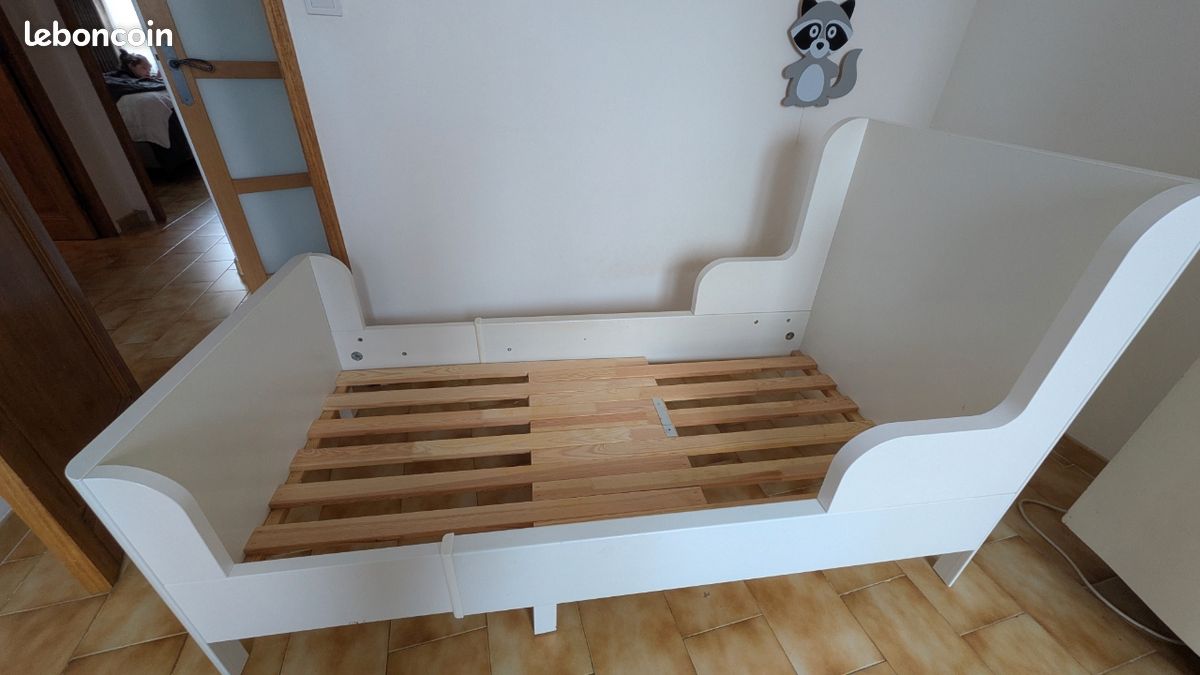 Lit enfant évolutif - extensible Ikea Blanc (image 6)
