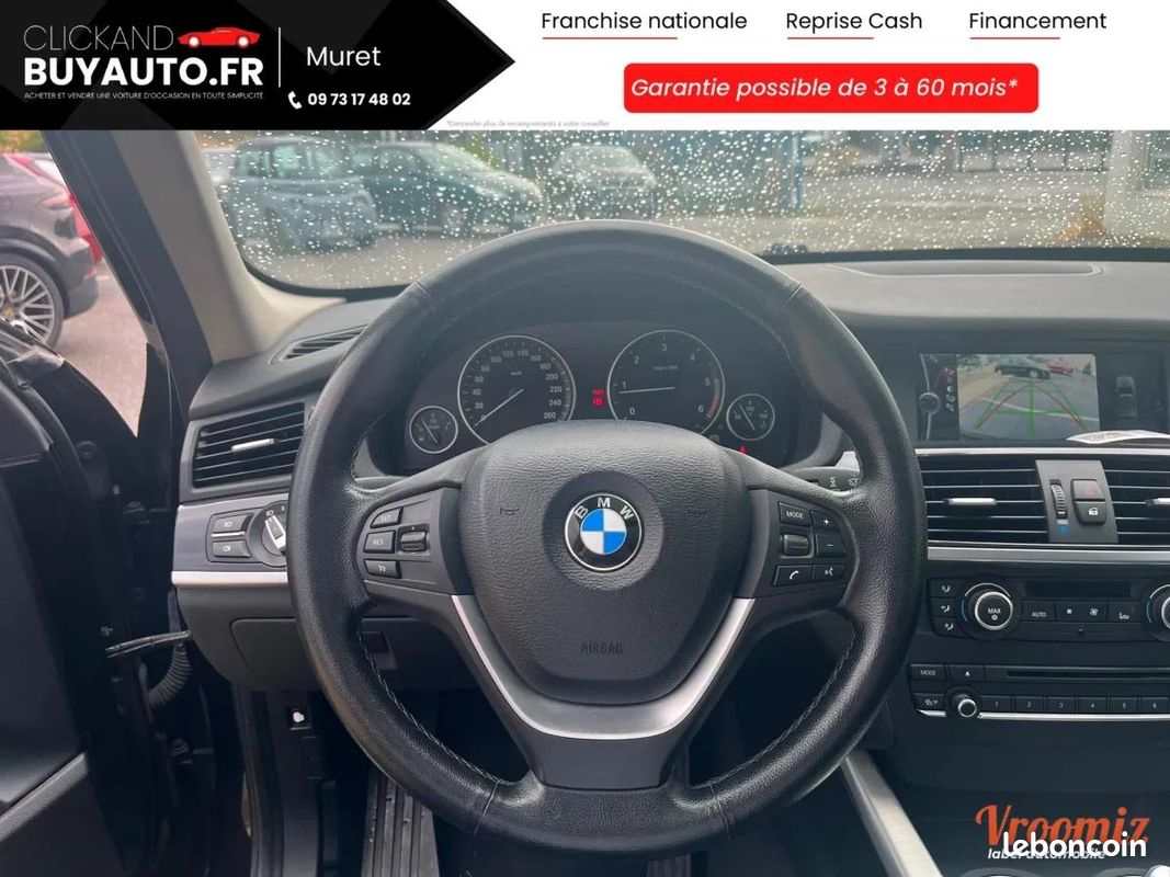 Bmw X3 2.0 D 185 LUXE XDRIVE BVA réf 127 (image 12)