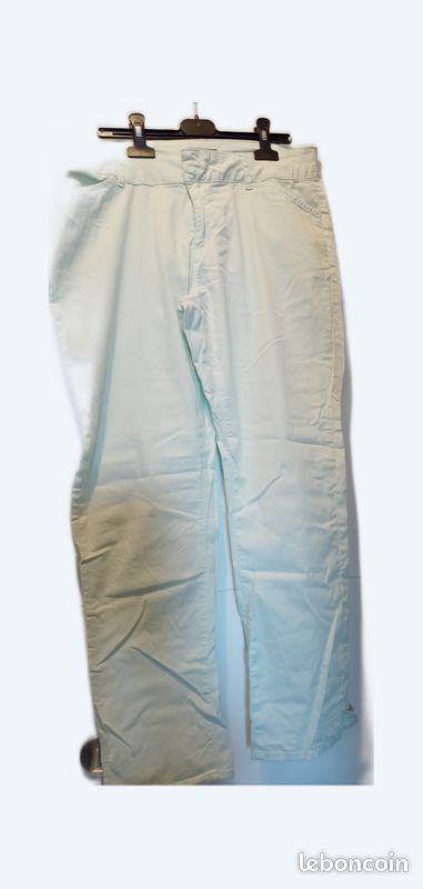 Pantalon été vert clair (image 1)