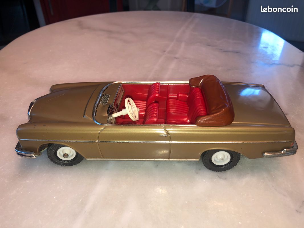 Jouet Ancien En Tôle – Voiture Cabriolet Mercury HUKI, Marque Paya