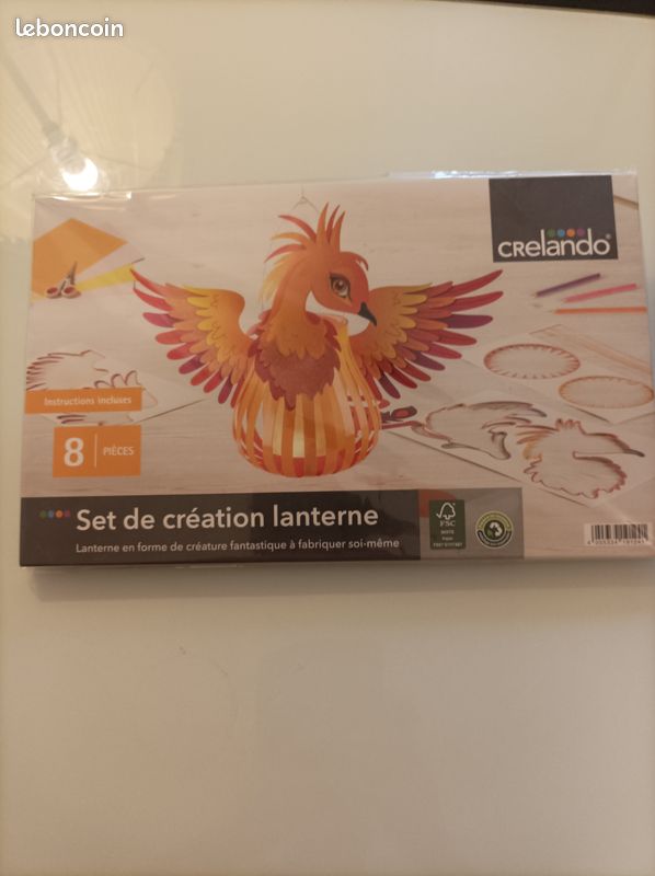 Set de création lanterne Phénix Crelando (image 1)
