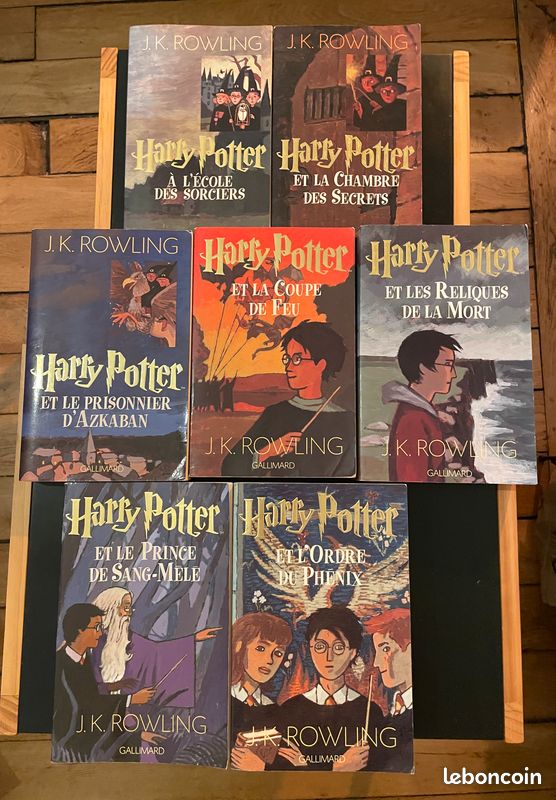 Intégrale des 7 romans Harry Potter, J.K. Rowling, collection Grand format littérature de Gallimard (image 1)
