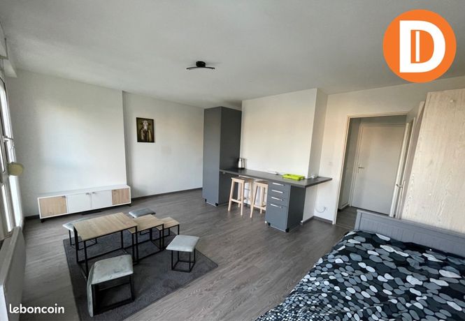 Studio 1 pièce 29 m²