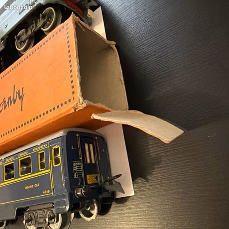 Locomotive électrique Hornby BB 9201 – Échelle O – Bleue – Occasion