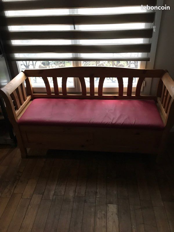 Ventre très intéressante table et banquette en bois massif (image 3)