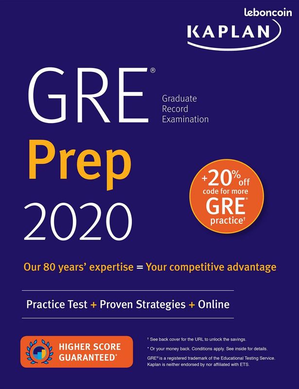 Kaplan GRE Prep 2020 (image 1)