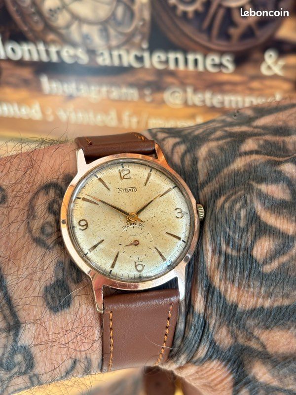 Bassel PWB2 ANCRE FEF-233-68 Montre De Poche Vintage Collection NOS