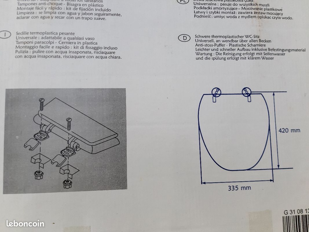 Abattant wc neuf (image 3)