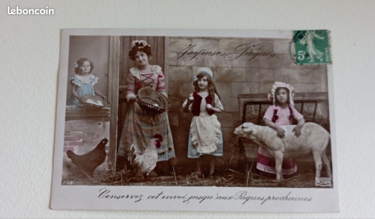 Carte postale" joyeuses Pâques" (image 1)