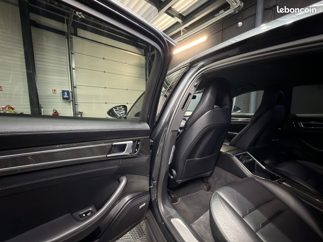 Porsche Panamera 4E-HYBRID RECHARGEABLE 462 CV PACK CHRONO - ECHAP SPORT - CAM 360 - SIEGES VENTILES (image 12)