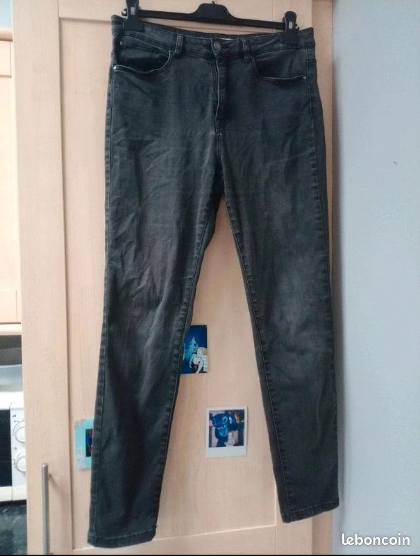 Jean Camaïeu Taille 42 Couleur Moutarde - Coupe Skinny, Bon état Occasion - Pour Femme, Style Décontracté