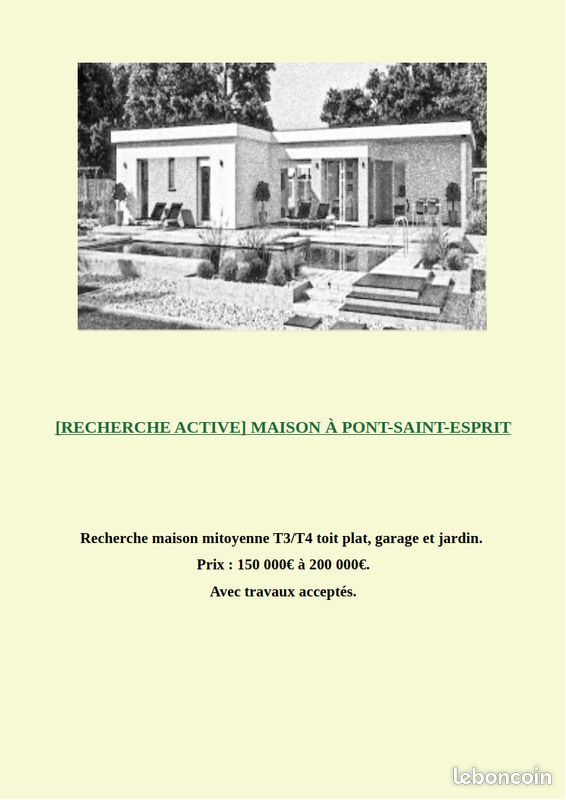 Maison 4 pièces 100 m² · à Pont-Saint-Esprit · 100 m² · 200 000 €